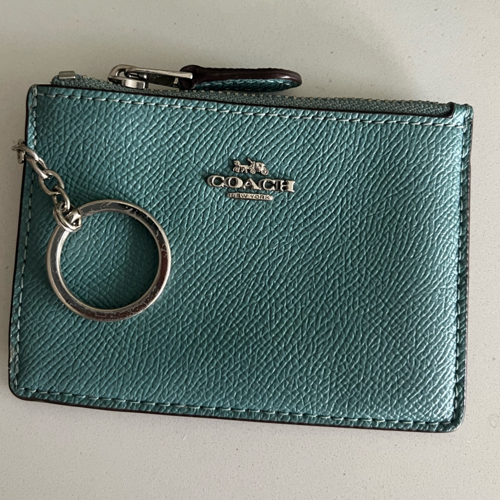 Coach keychain card holder!!